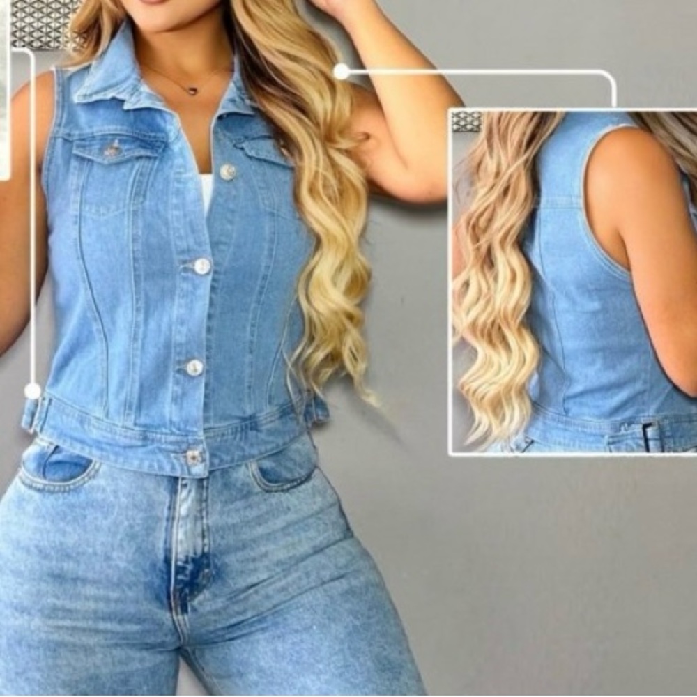 NWT 🇨🇴 Women's Denim vest - 100% Colombian clothing